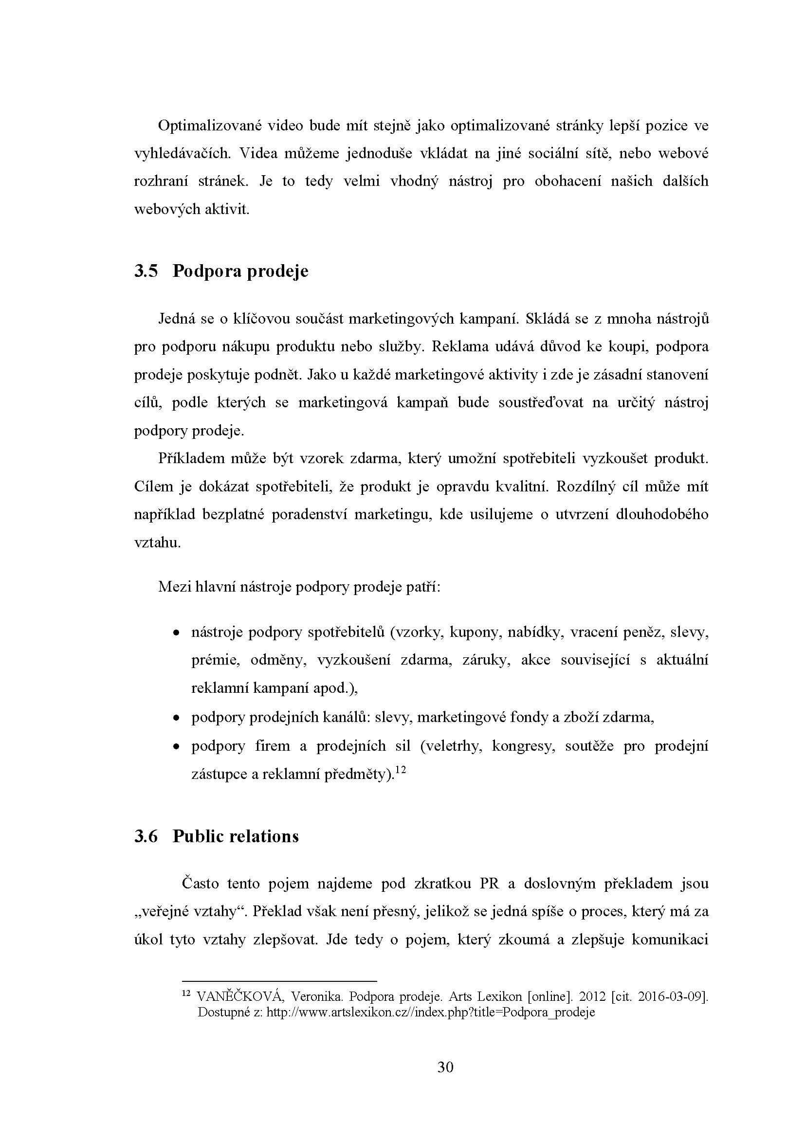 Zkorigovaný a naformátovaný text bakalářské práce